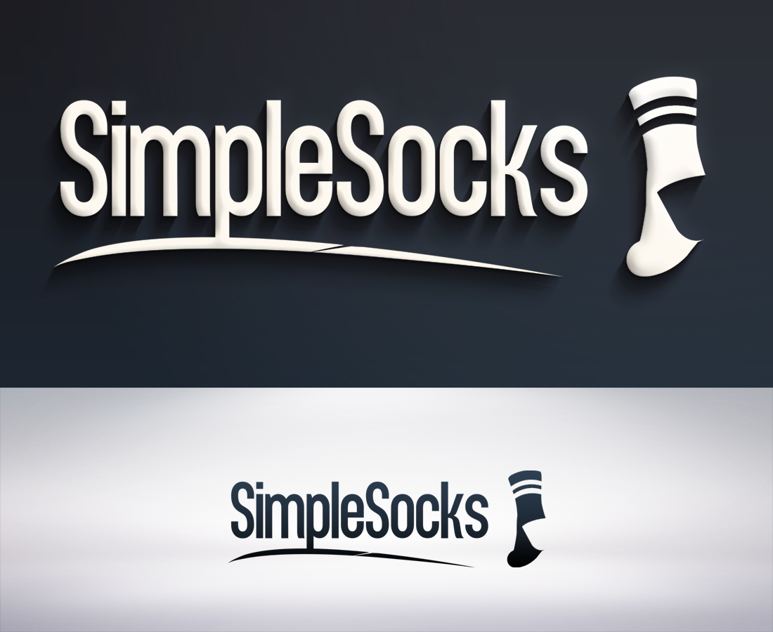 Logo Design by Light Hand Design for SimpleSocks | Design #19391884