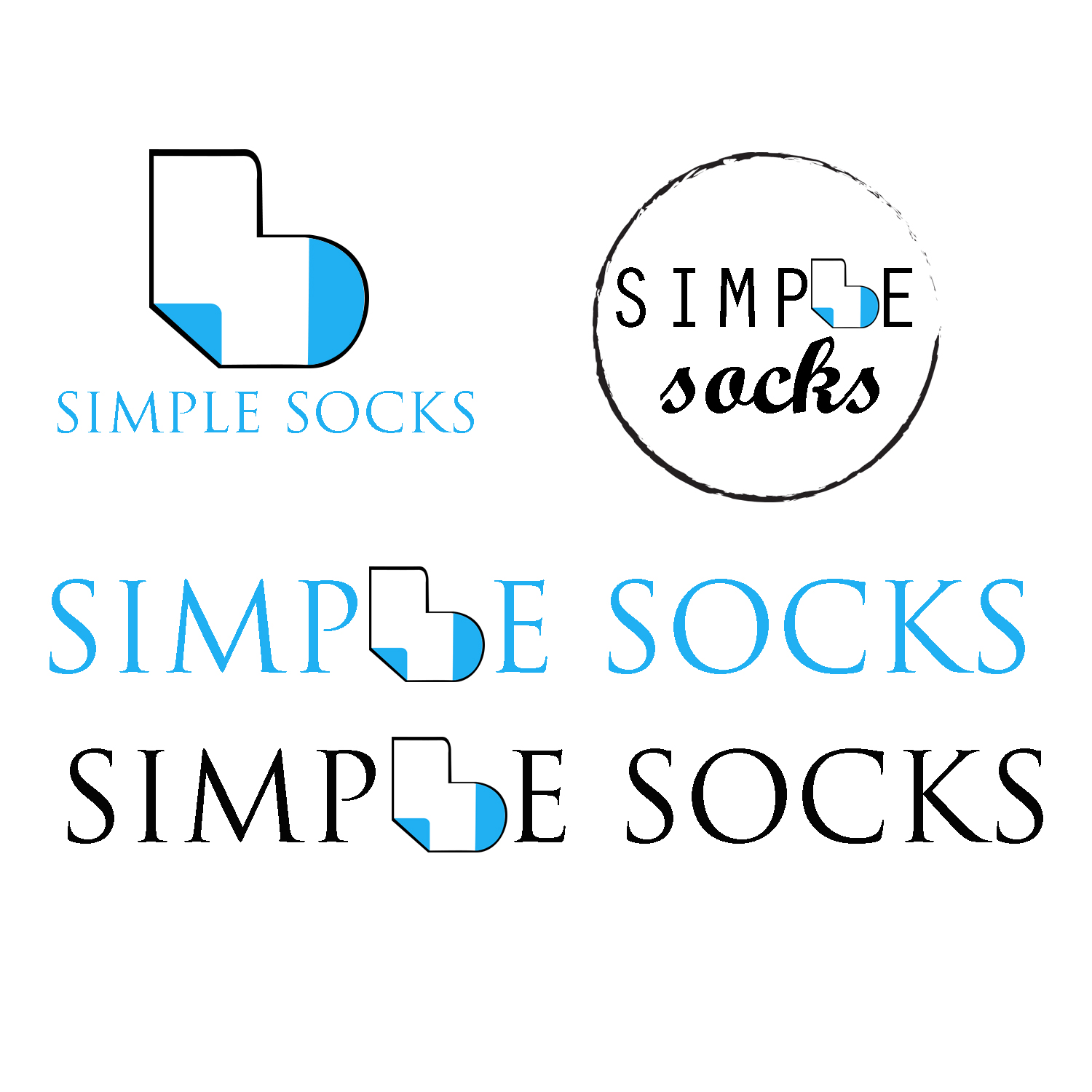 Logo Design by DOORBEEN for SimpleSocks | Design #19387975