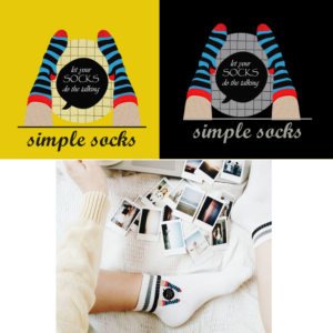 Logo Design by DOORBEEN for SimpleSocks | Design: #19388307