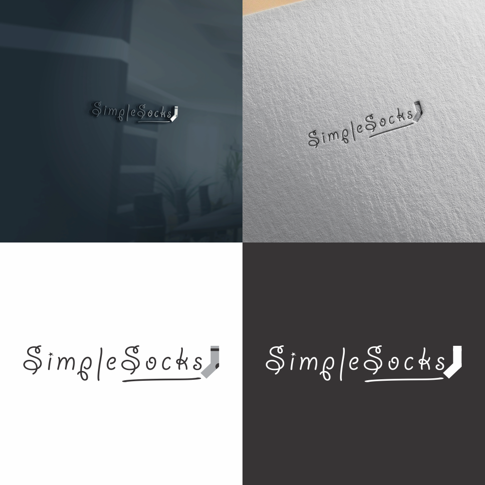 Logo Design by semogaawet 2 for SimpleSocks | Design #19392919