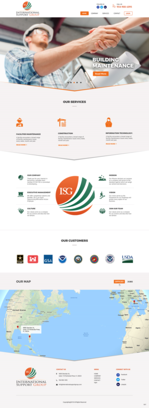Web Design by pb for International Support Group | Design: #19488532
