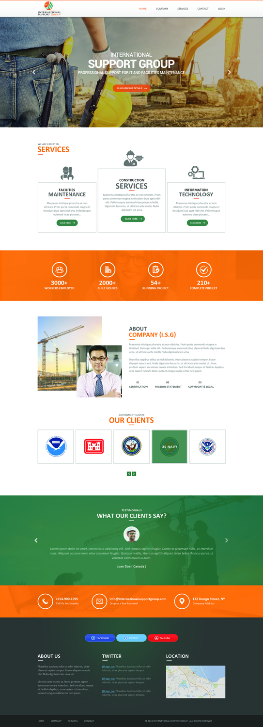 Web-Design von Dream Logo Design für International Support Group | Design #19379056