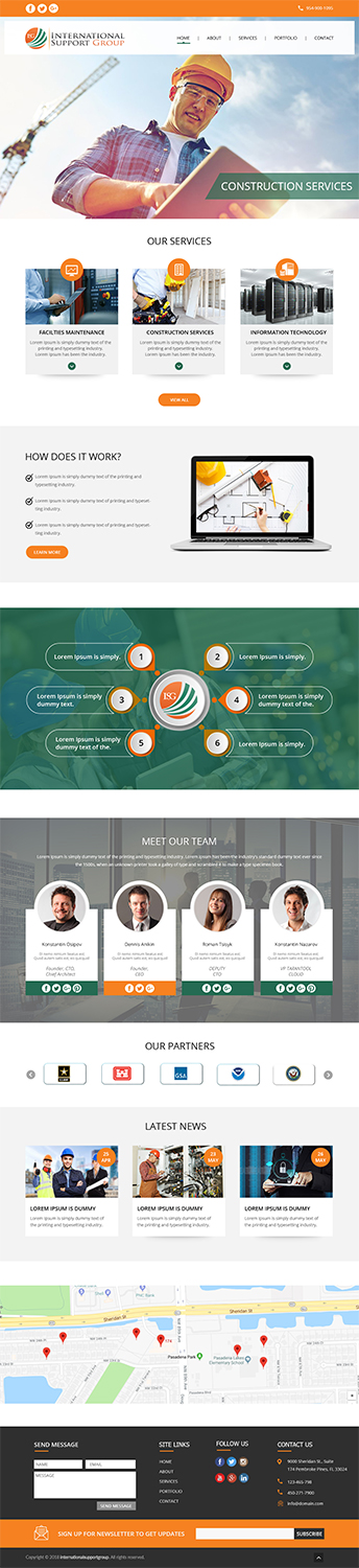 Diseño Web por onixdesign para International Support Group | Diseño #19391069