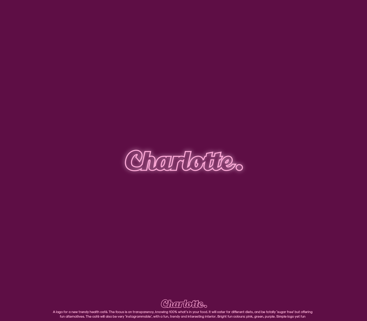 Diseño de Logo por GBDESIGN para Charlotte.  | Diseño #19430167