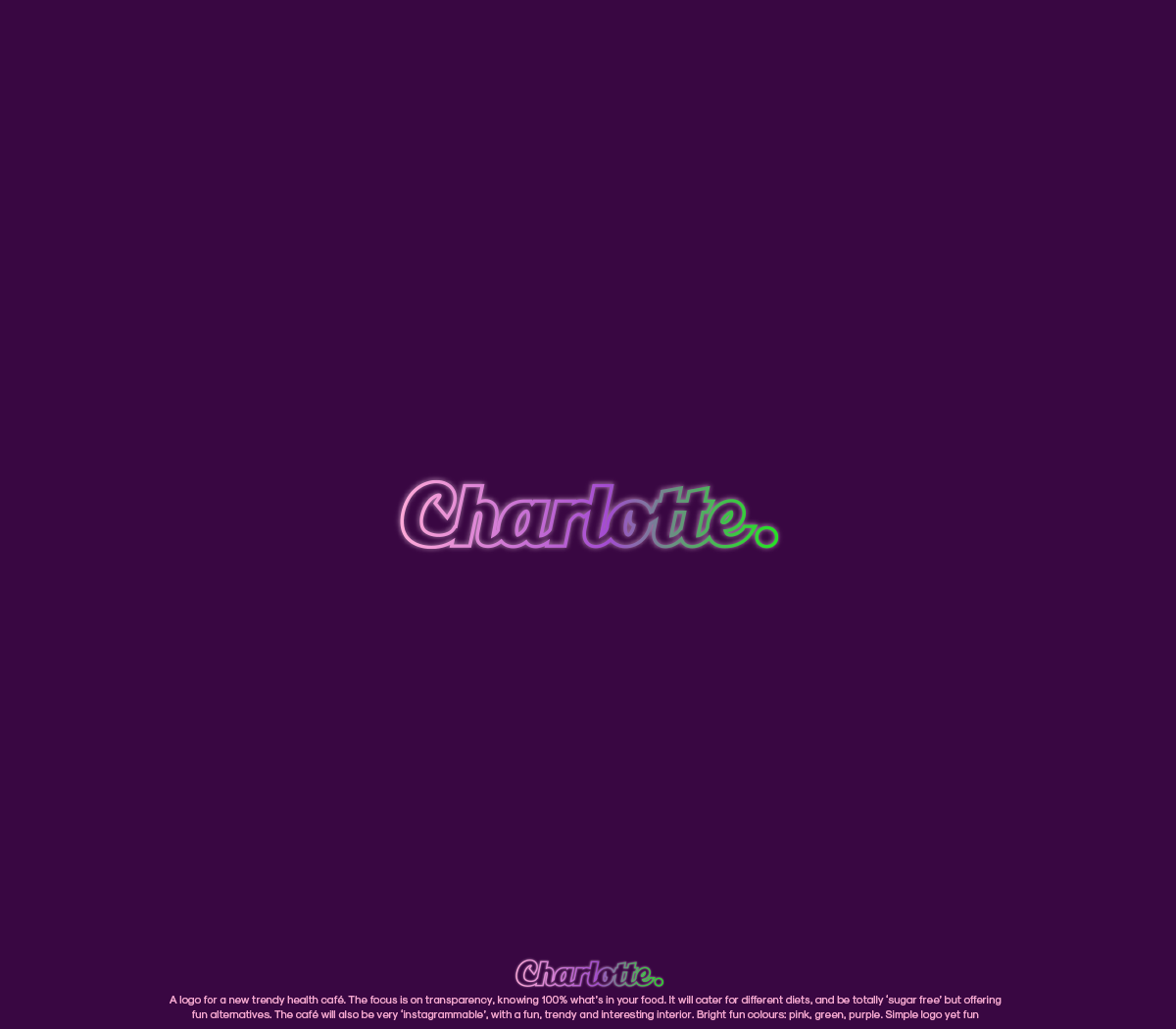 Diseño de Logo por GBDESIGN para Charlotte.  | Diseño #19430290