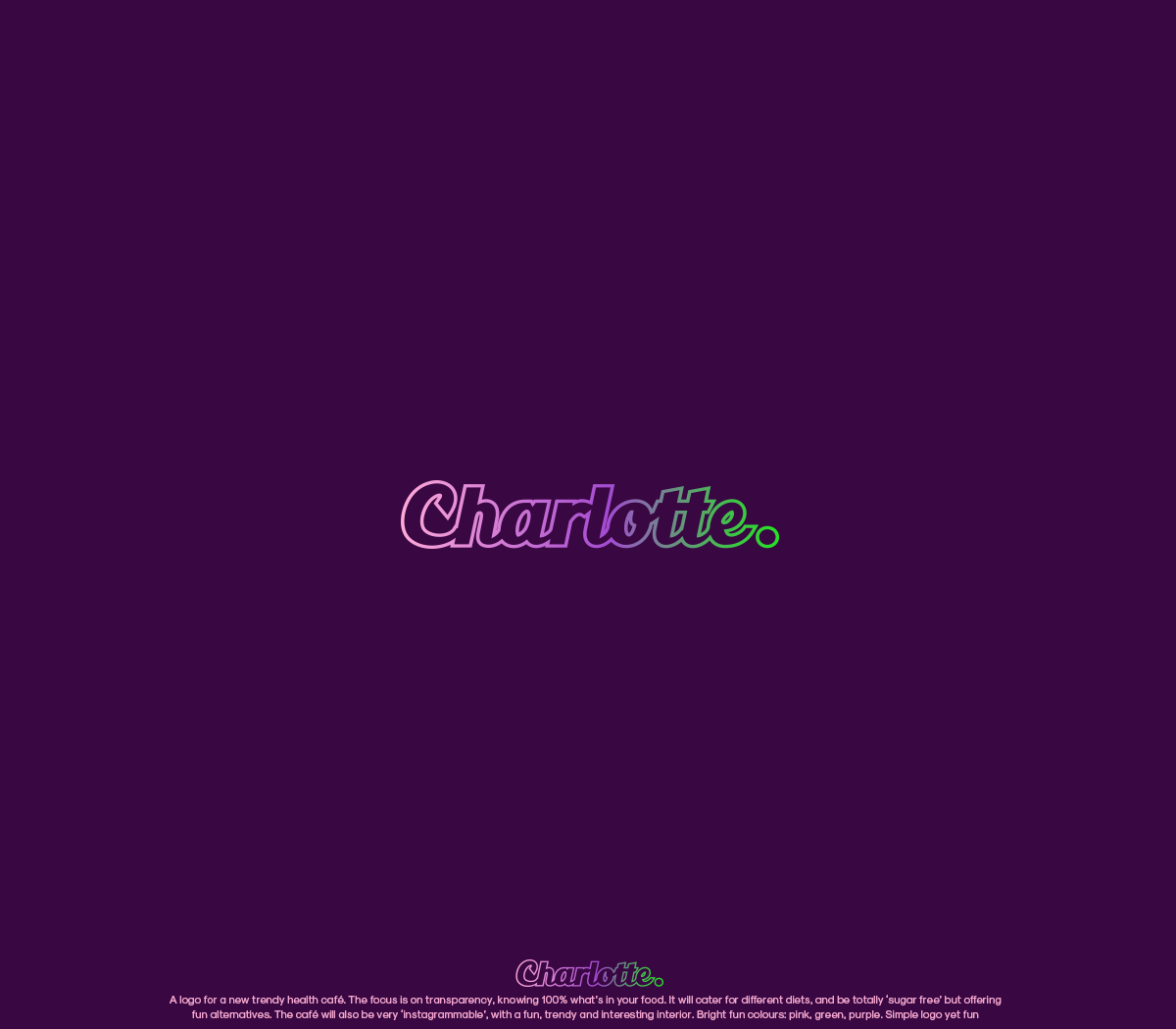Diseño de Logo por GBDESIGN para Charlotte.  | Diseño #19430291