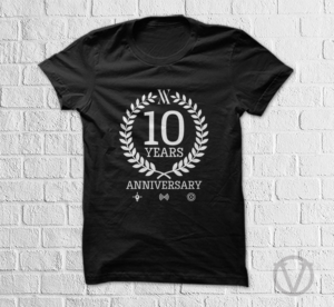 T-Shirt Design - Company 10th Birthday limited edition | Diseño de Camiseta por vjosh