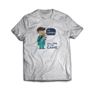 A T-shirt with a doctore saying to a newborn, 