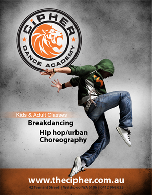 Hip Hop Dance Academy needs a flyer to attract more members | Diseño de Flyer por earldesigns