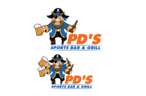 Illustration Design by #hashtag_DEsigN for PD's Sporst Bar & Grill | Design: #19380624