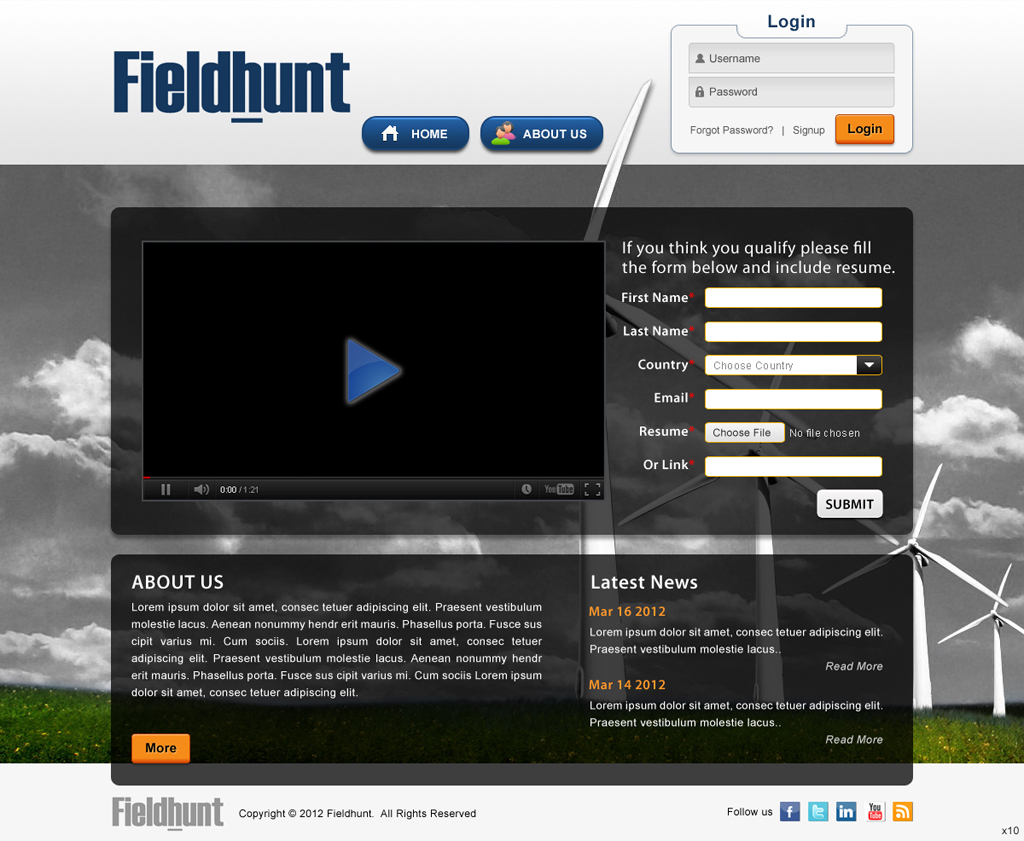 Web Design by pb for this project | Design #678434