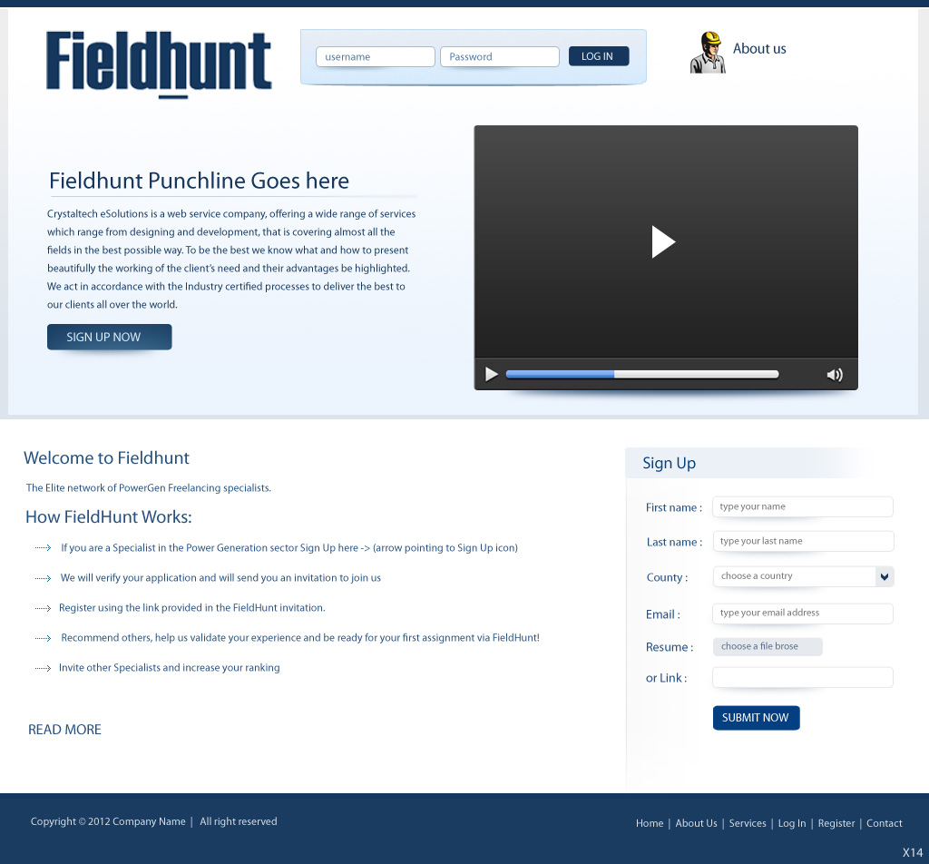 Web Design by pb for this project | Design #692805