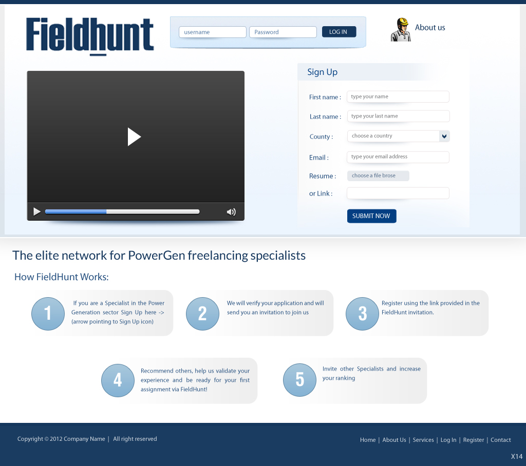 Web Design by pb for this project | Design #694700