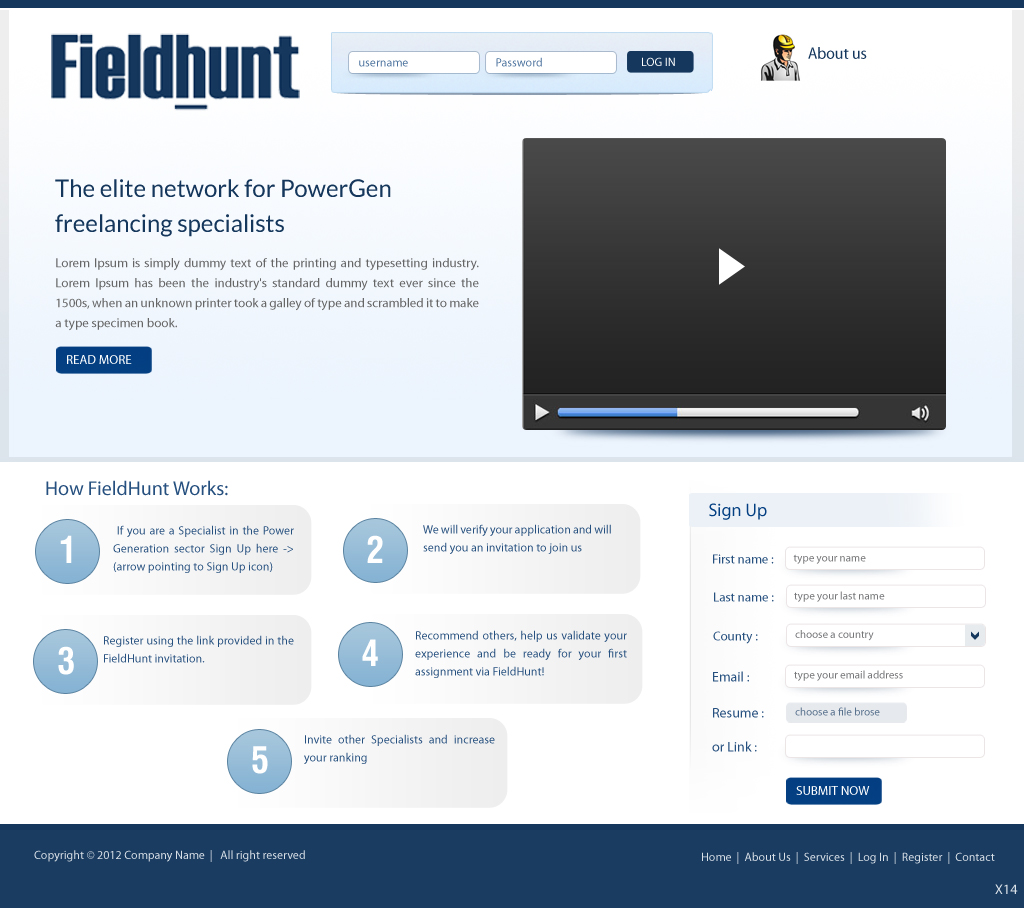 Web Design by pb for this project | Design #694702