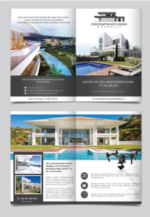 Contemporary Homes Marbella listings flyer | Flyer-Design von alex989