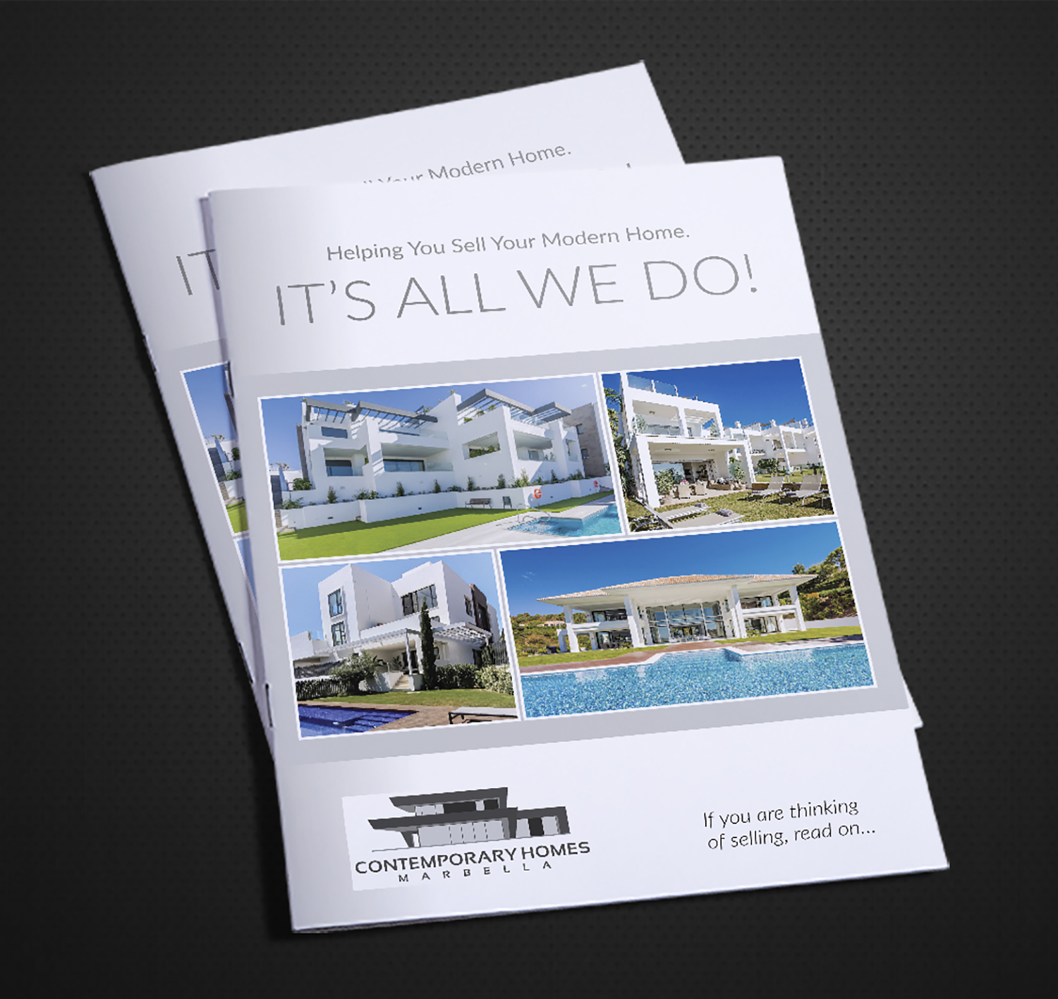 Diseño de Flyer por Deziners Zone para Contemporary Homes Marbella | Diseño #19388647