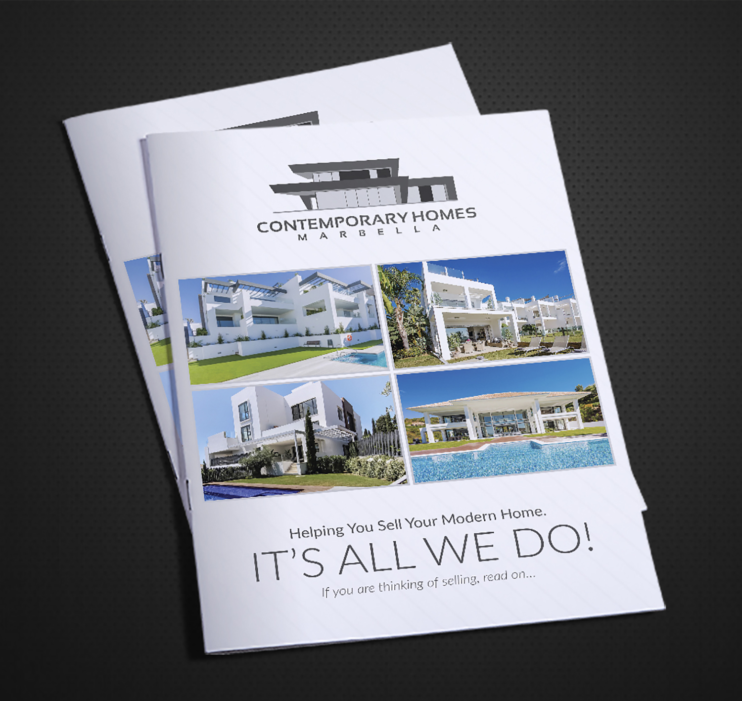 Diseño de Flyer por Deziners Zone para Contemporary Homes Marbella | Diseño #19388648