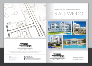 Design de Flyer par Deziners Zone pour Contemporary Homes Marbella | Design : #19388657