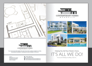 Design de Flyer par Deziners Zone pour Contemporary Homes Marbella | Design : #19388658