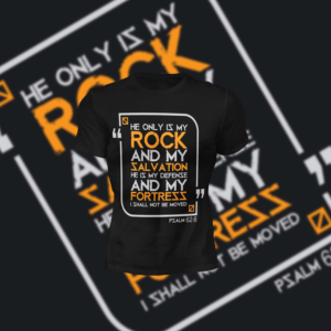 Christian design that encourage and inspire customers in their faith | Diseño de Camiseta por Yafi Mridha