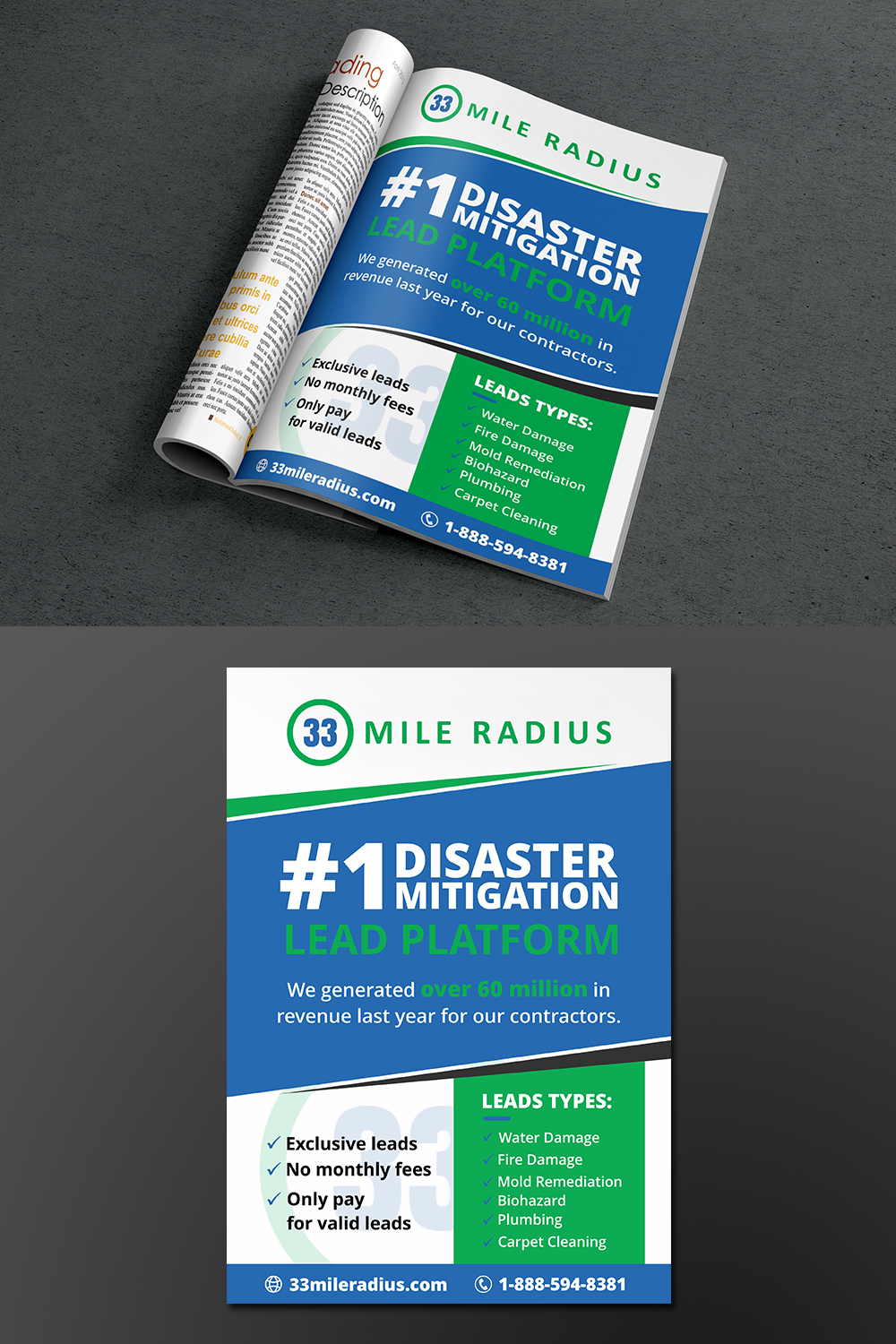 Graphic Design by ecorokerz for 33 Mile Radius, LLC | Design #19393533