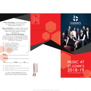 Brochure Design by CENTERSPREAD for St. John's United Methodist Church | Design #19396845