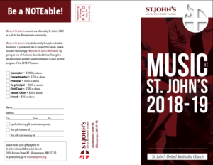 Brochure Design by ChinChin for St. John's United Methodist Church | Design #19392121