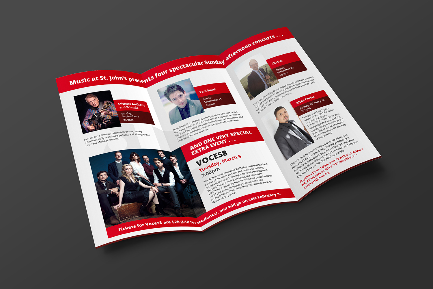Brochure Design by ecorokerz for St. John's United Methodist Church | Design #19384734