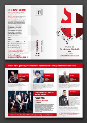 Brochure Needed for Concert Series | Diseño de Brochure por ecorokerz
