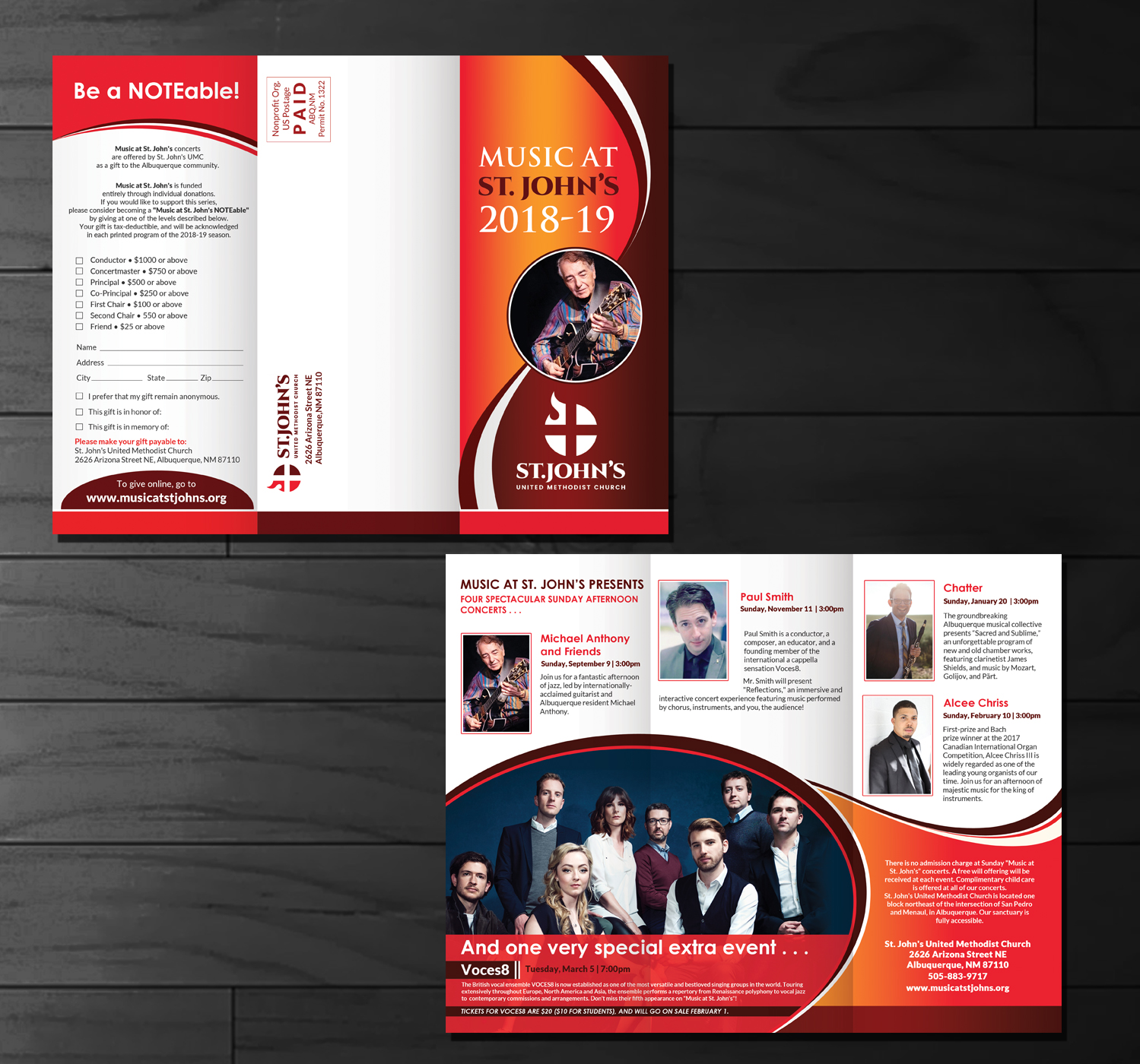 Brochure Design by innovative earth for St. John's United Methodist Church | Design #19404688
