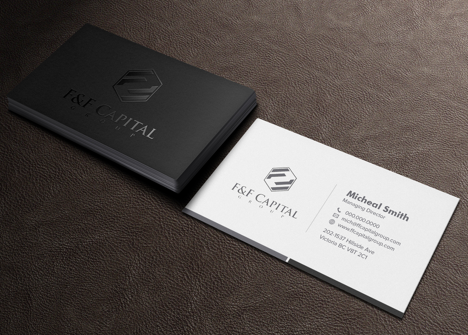 Business Card Design by Tilt for F&F Capital Group, LLC | Design #19402971