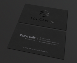 Business Card Design by Tilt for F&F Capital Group, LLC | Design: #19429394