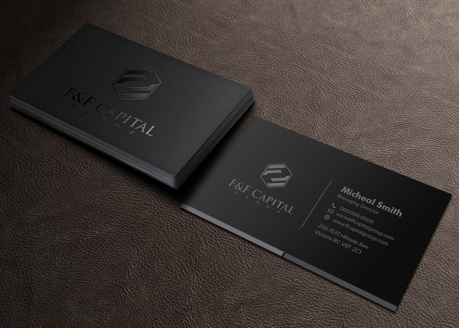 Business Card Design by Tilt for F&F Capital Group, LLC | Design #19429398