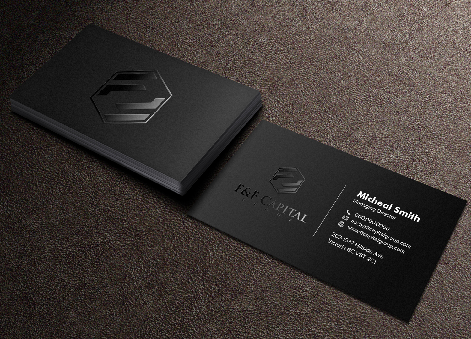 Business Card Design by Tilt for F&F Capital Group, LLC | Design #19460084