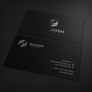 F&F Capital Group Business Cards | Visitenkarten-Design von Sandaruwan