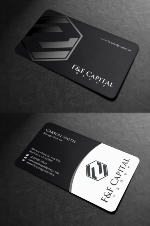 Business Card Design by INDIAN_Ashok for F&F Capital Group, LLC | Design: #19397241