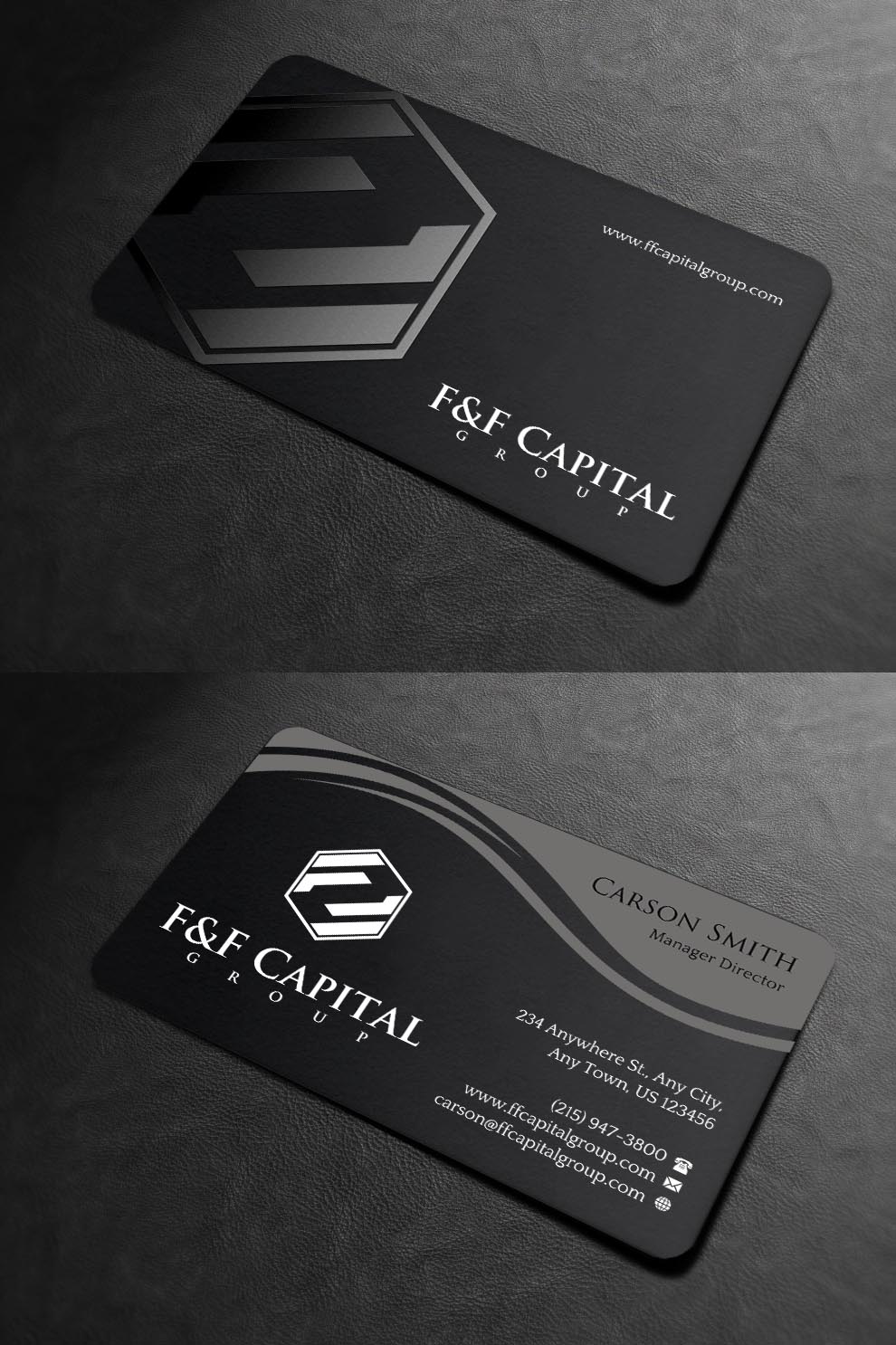 Diseño de Tarjeta de Presentación por INDIAN_Ashok para F&F Capital Group, LLC | Diseño #19397243