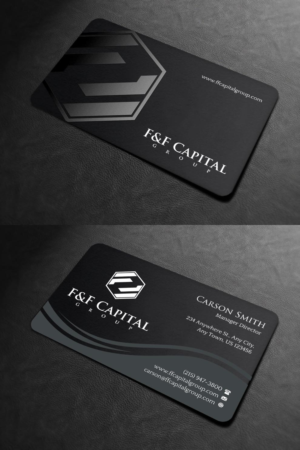 Business Card Design by INDIAN_Ashok for F&F Capital Group, LLC | Design: #19397244