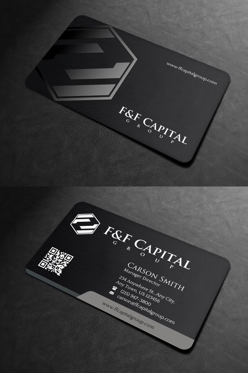 Diseño de Tarjeta de Presentación por INDIAN_Ashok para F&F Capital Group, LLC | Diseño #19397245
