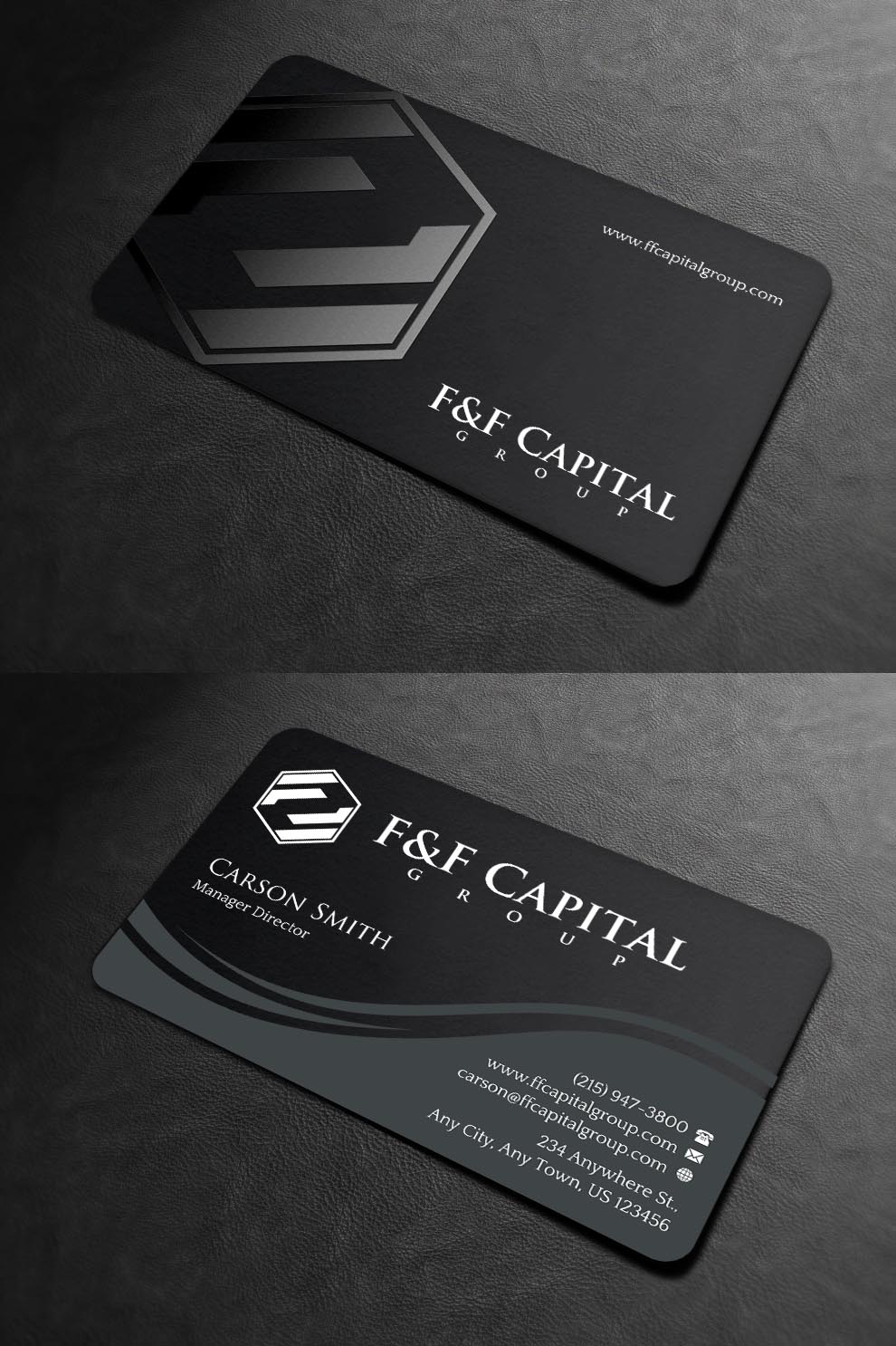 Diseño de Tarjeta de Presentación por INDIAN_Ashok para F&F Capital Group, LLC | Diseño #19397246