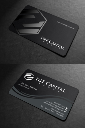 Business Card Design by INDIAN_Ashok for F&F Capital Group, LLC | Design: #19397246