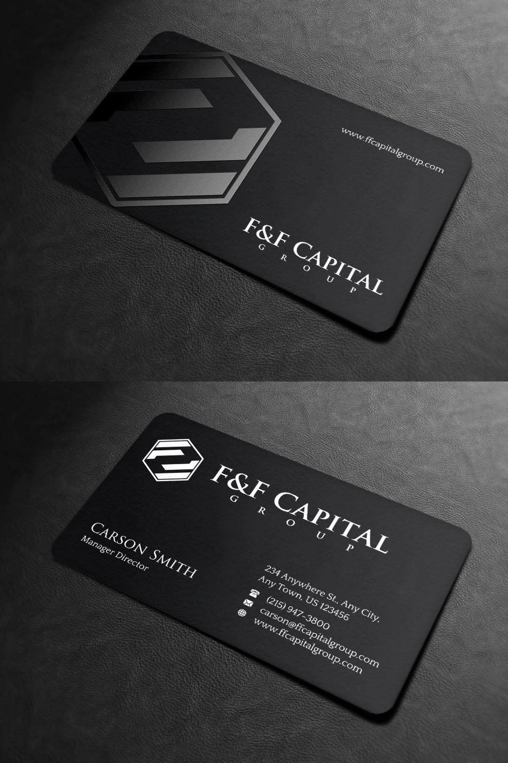 Diseño de Tarjeta de Presentación por INDIAN_Ashok para F&F Capital Group, LLC | Diseño #19397247