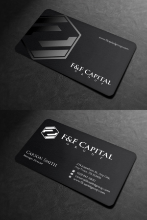 Business Card Design by INDIAN_Ashok for F&F Capital Group, LLC | Design: #19397247