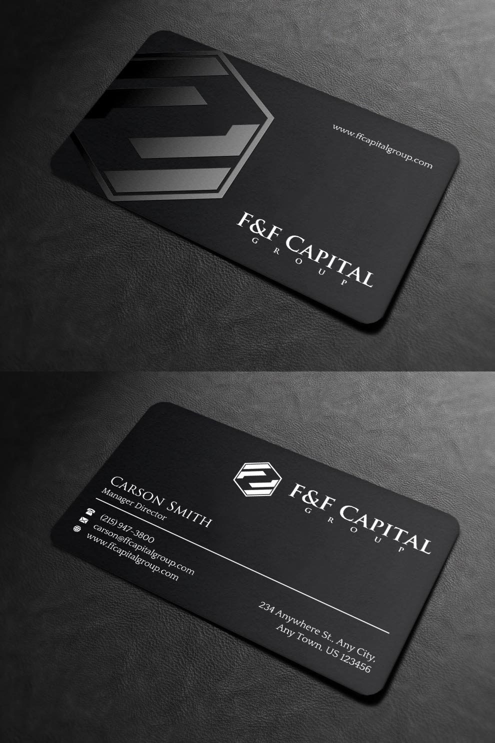 Diseño de Tarjeta de Presentación por INDIAN_Ashok para F&F Capital Group, LLC | Diseño #19397248