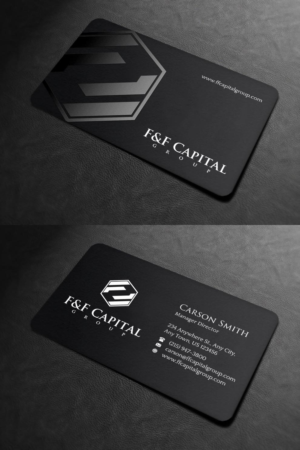 Business Card Design by INDIAN_Ashok for F&F Capital Group, LLC | Design: #19397250