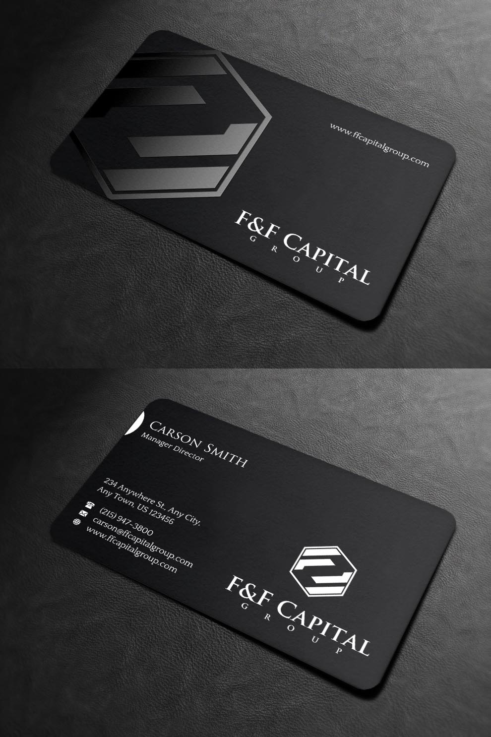 Diseño de Tarjeta de Presentación por INDIAN_Ashok para F&F Capital Group, LLC | Diseño #19397252