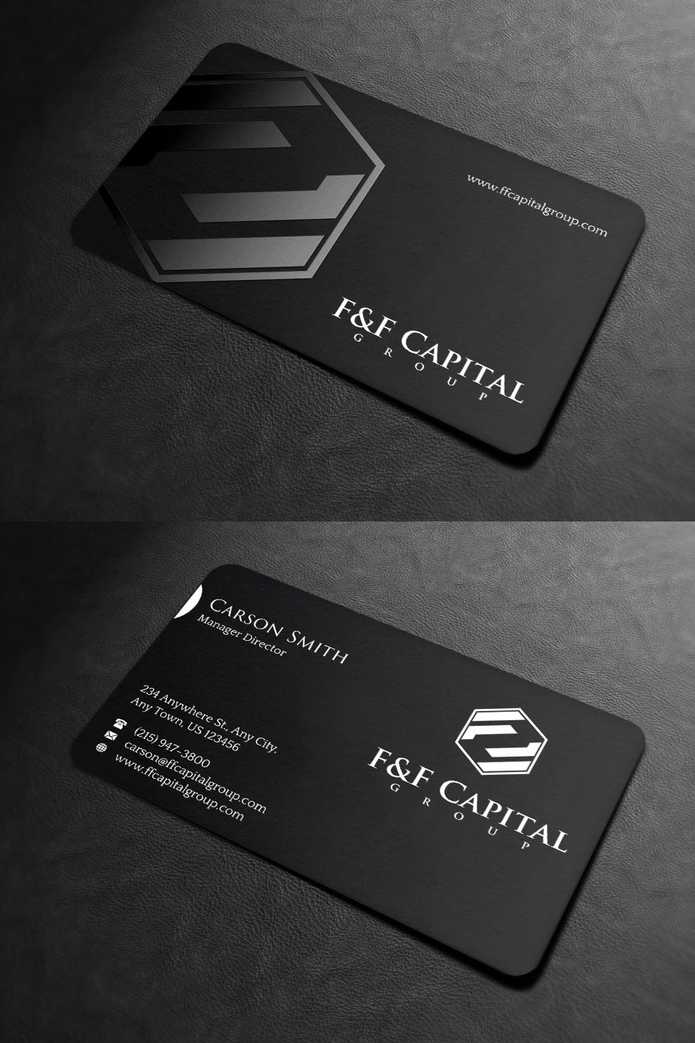 Diseño de Tarjeta de Presentación por INDIAN_Ashok para F&F Capital Group, LLC | Diseño #19397256