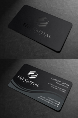 Business Card Design by INDIAN_Ashok for F&F Capital Group, LLC | Design: #19397262
