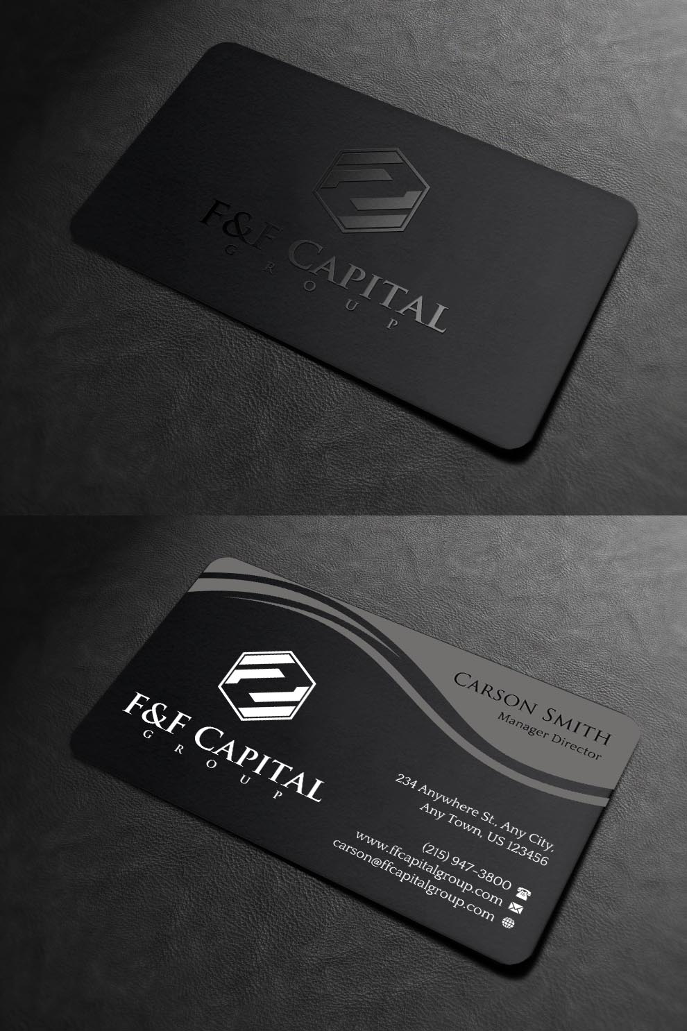 Business Card Design by INDIAN_Ashok for F&F Capital Group, LLC | Design #19397263