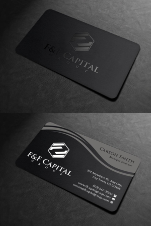Diseño de Tarjeta de Presentación por INDIAN_Ashok para F&F Capital Group, LLC | Diseño: #19397263